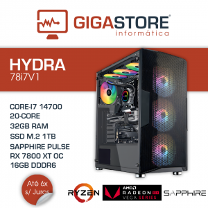 Desktop Gaming HYDRA-78i7V1 I7 14700 32GB RAM 1TB SSD W11